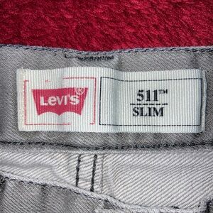 Levi’s 511 slim jeans, gray, very good condition